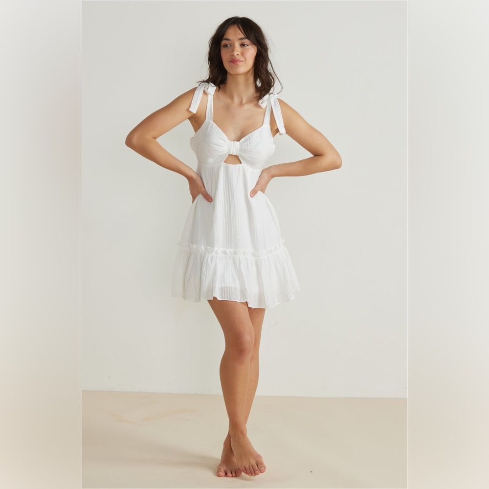 Minkpink Snowy Mini Dress